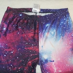 Galaxy print leggings size XXL